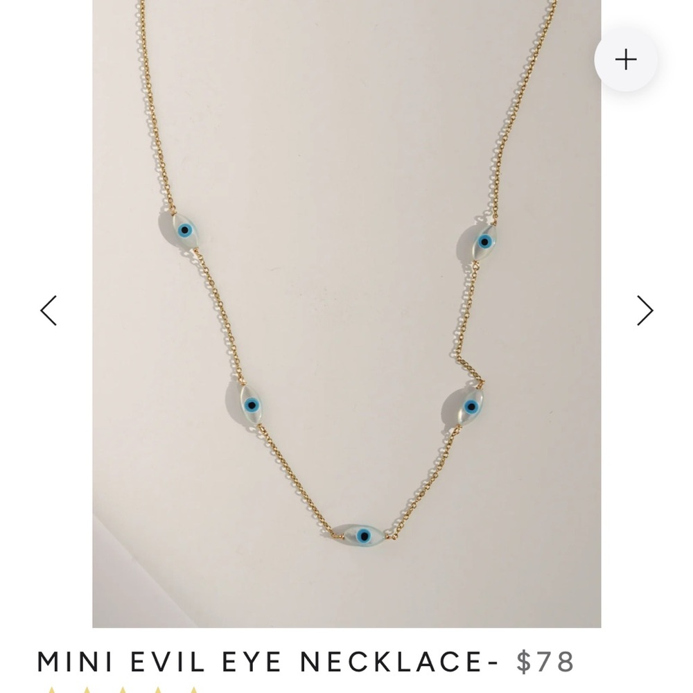 Kozakh Mini Evil Eye Necklace